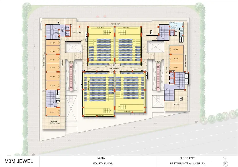 M3M Jewel MG Road Floor Plan